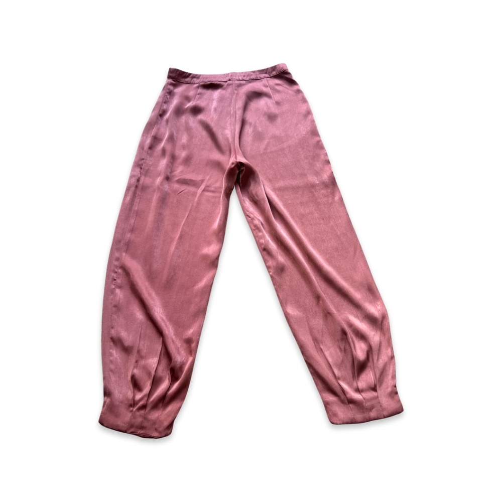 Silk Coral Pants